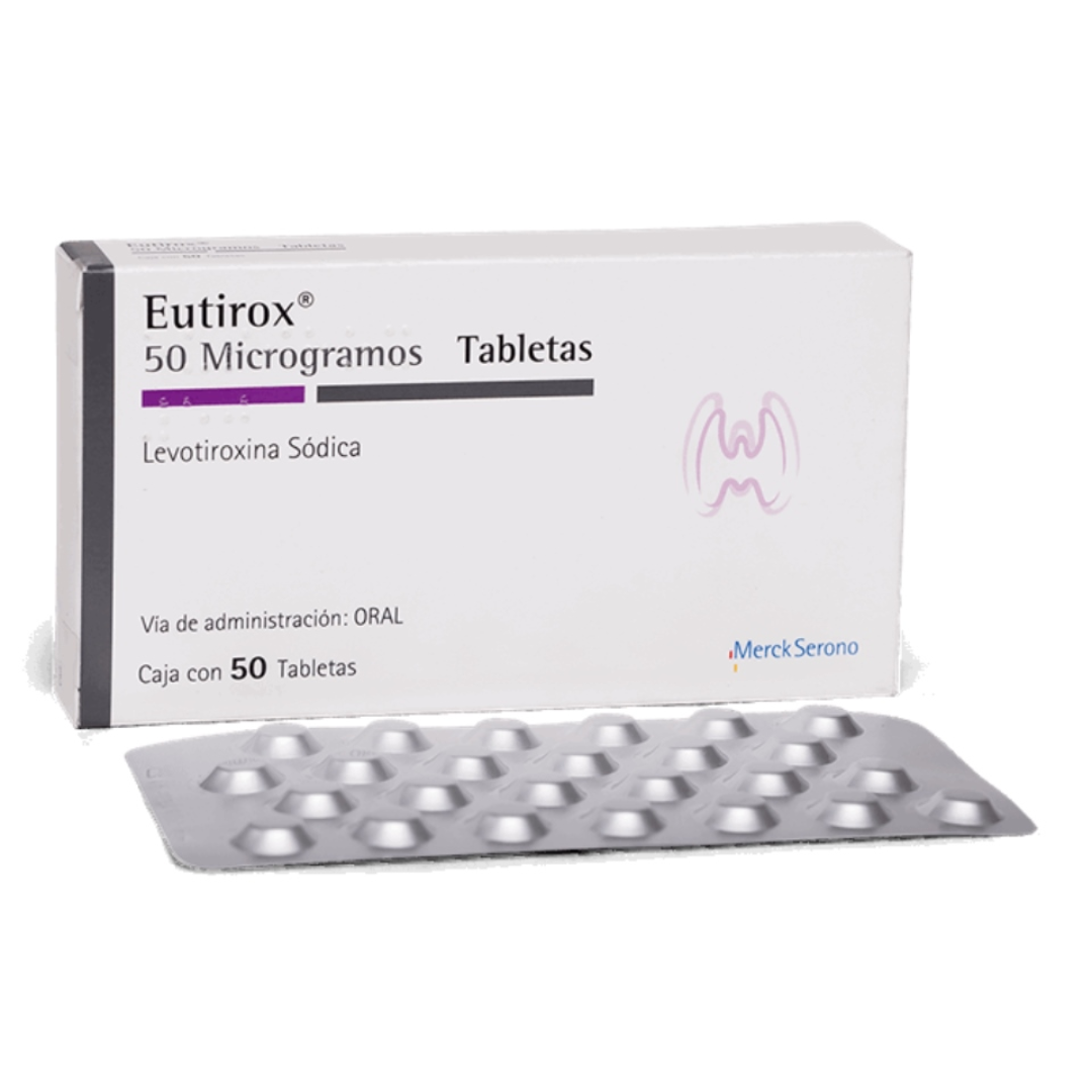 EUTIROX LEVOTIROXINA 50MCG TAB X 25 -BLISTER-